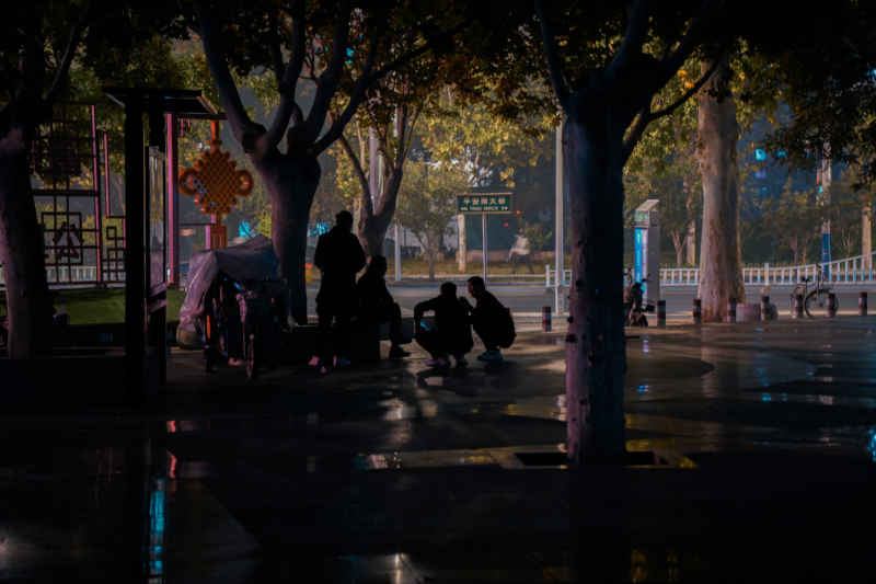 夜晚的公园 6
