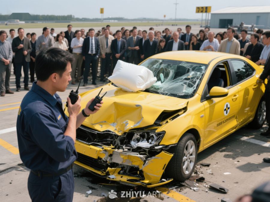 汽车碰撞测试现场 298