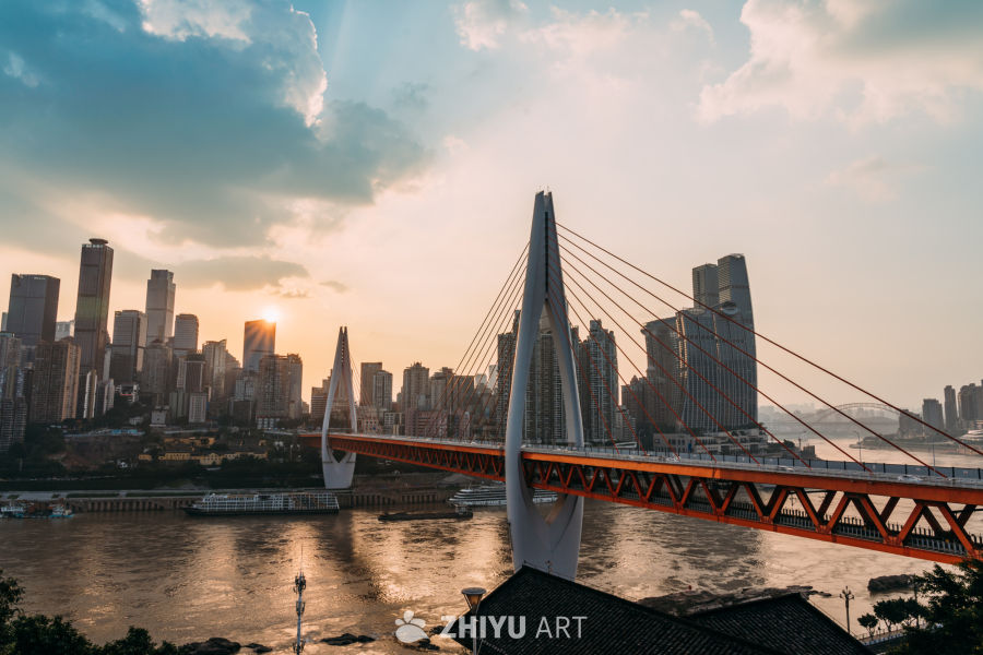 重庆的东水门长江大桥