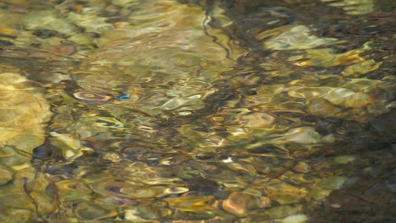 清澈山泉水温泉矿泉水小溪山涧 46