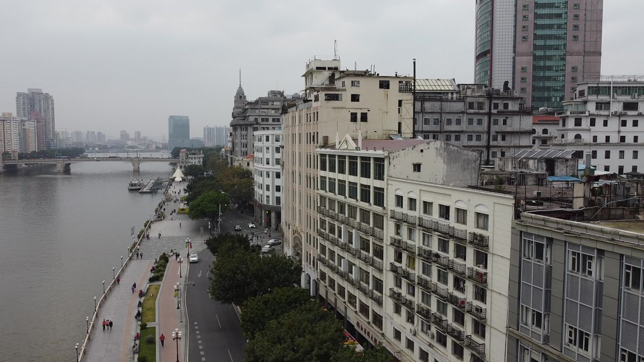 广州爱群大厦航拍