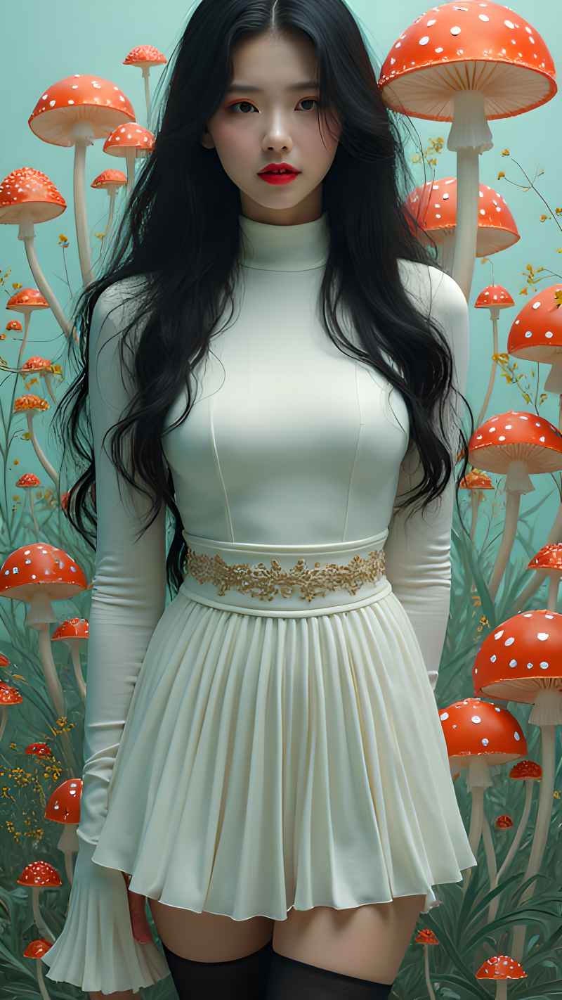 森林系列特色风格美女 43