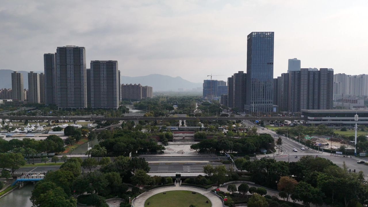 温州中央绿轴和天际线 8