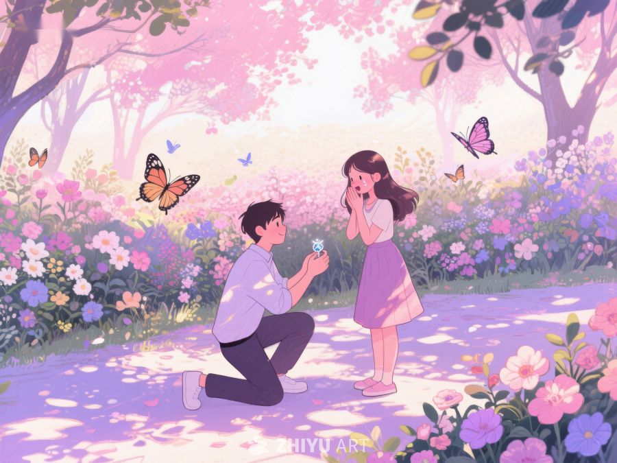花园中浪漫求婚 369
