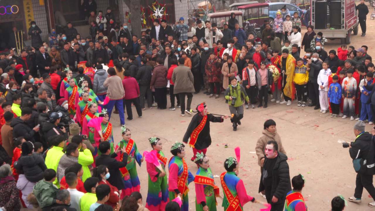 乡村春节庆祝活动