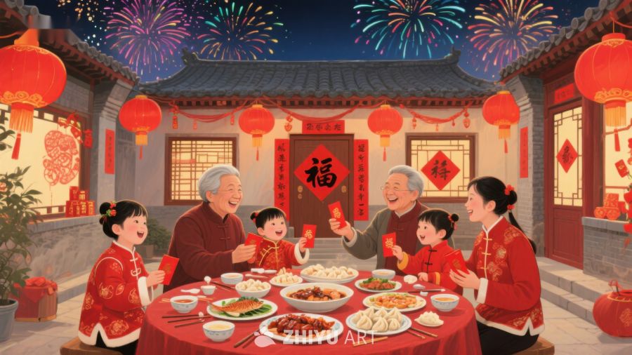家庭欢聚共庆新年 472