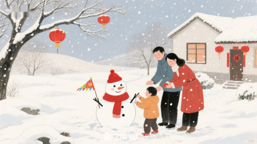 雪地家庭欢乐时光 1072