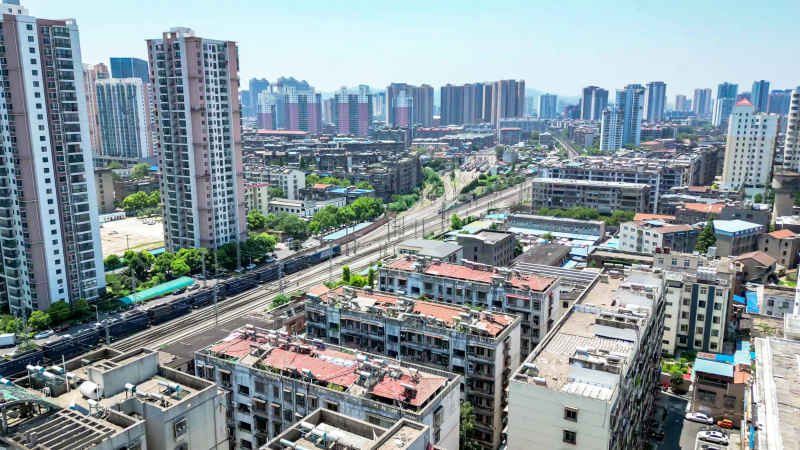 湖北襄阳城市风光旅游景区航拍摄影图 