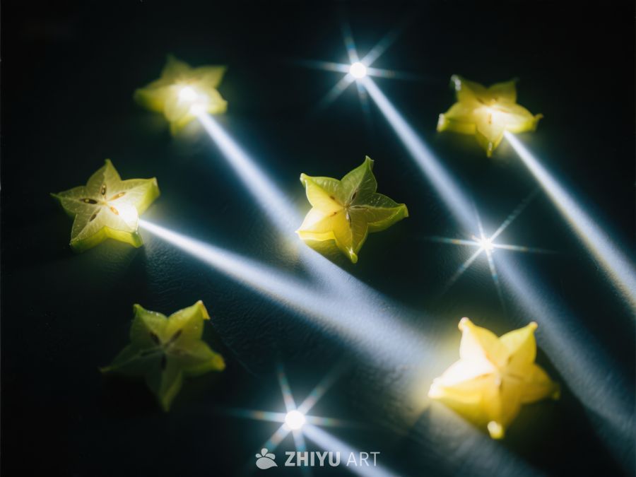 星光闪耀的杨桃切片 751