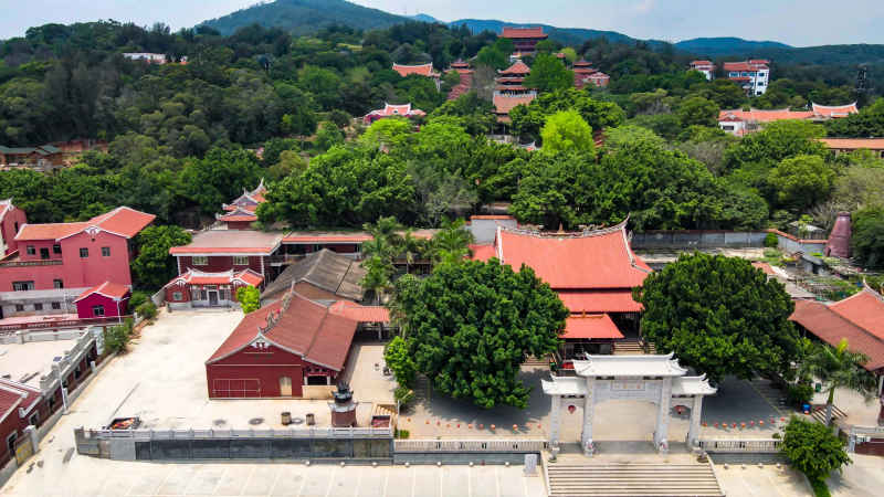 福建泉州城市风光航拍图 