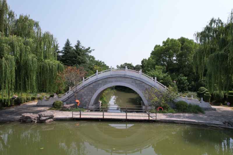 航拍洛阳-洛阳市隋唐城遗址植物园