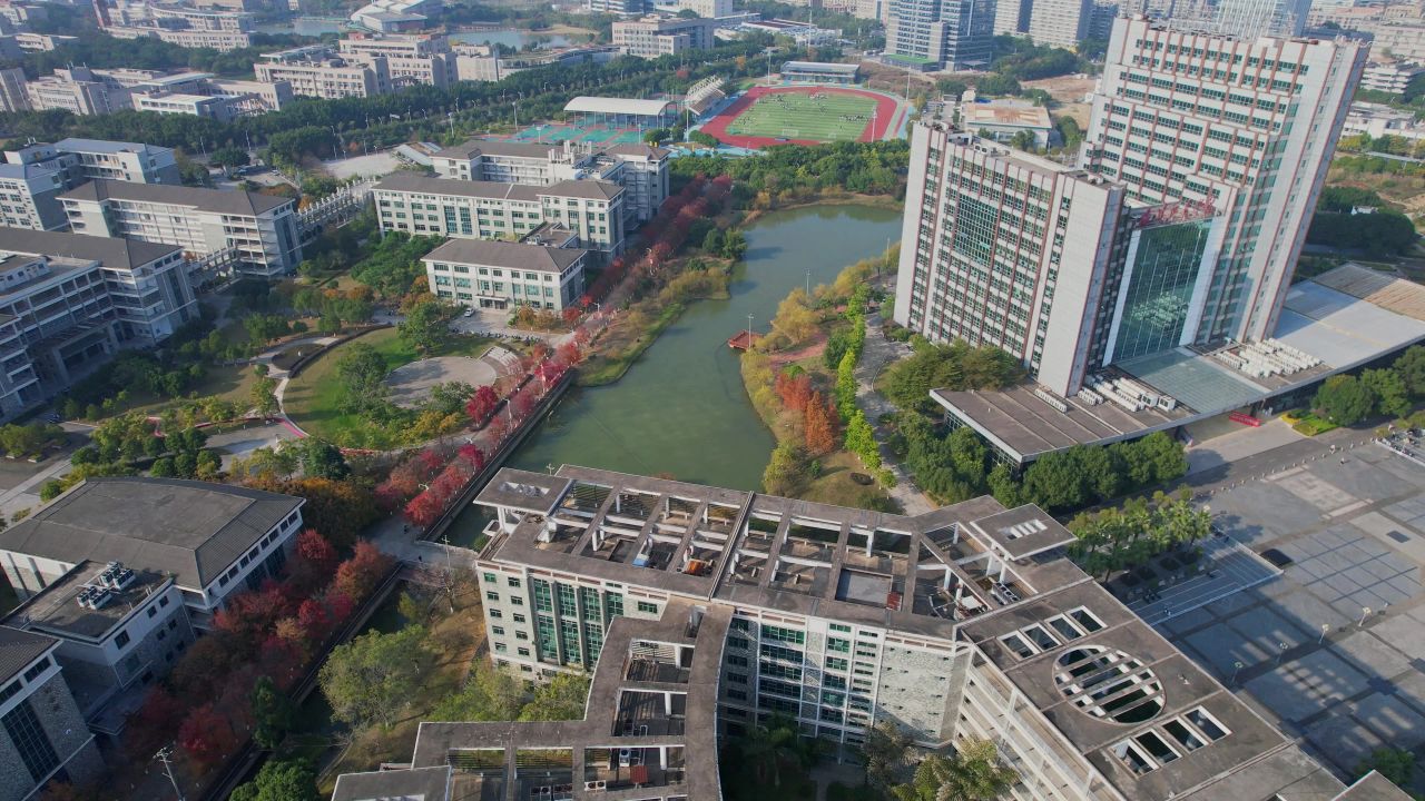 航拍福建江夏学院景观 7