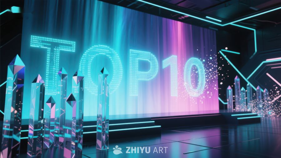 霓虹灯下的TOP10榜单 317