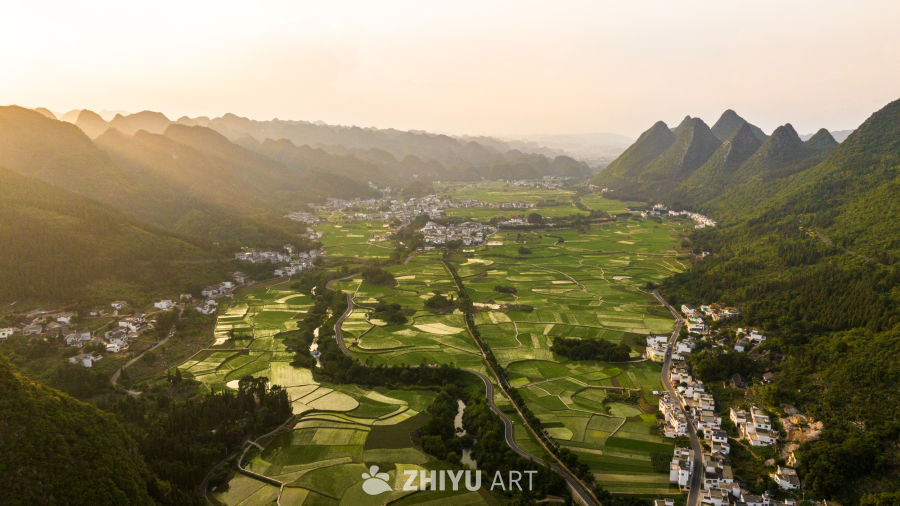  万峰林夏日夕阳 6