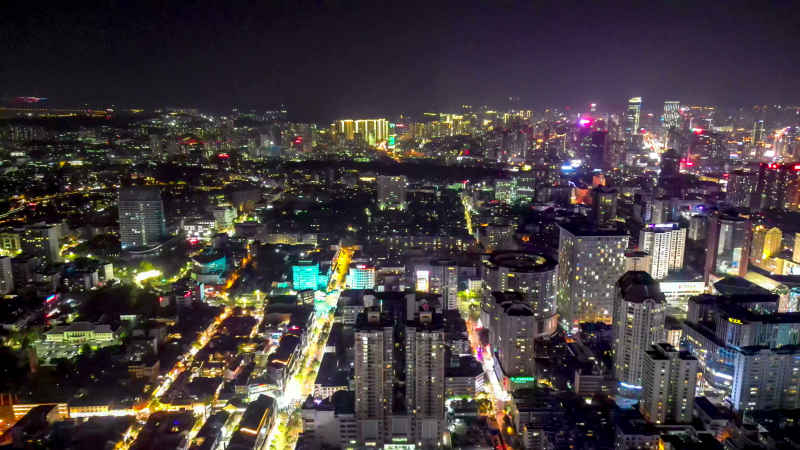 云南昆明城市夜景
