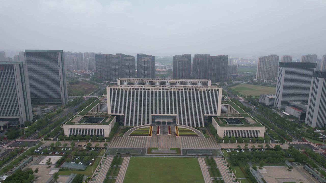 江苏宿迁城市风光旅游景区航拍