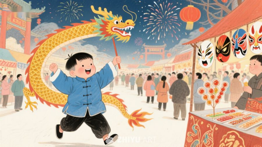 童趣舞龙迎新春 868