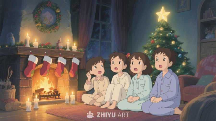 圣诞夜的温馨家庭时光 204