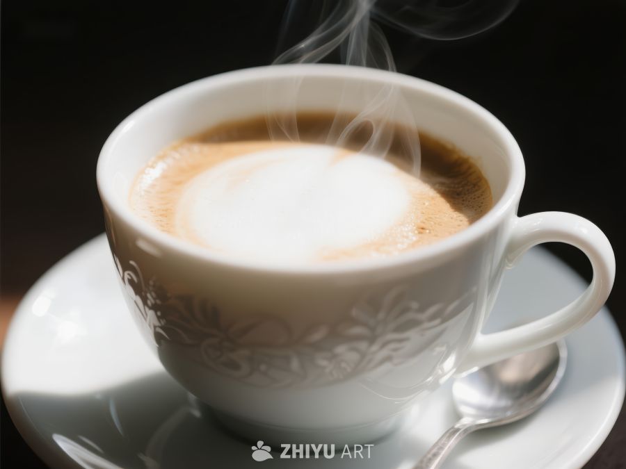 热气腾腾的咖啡杯 572