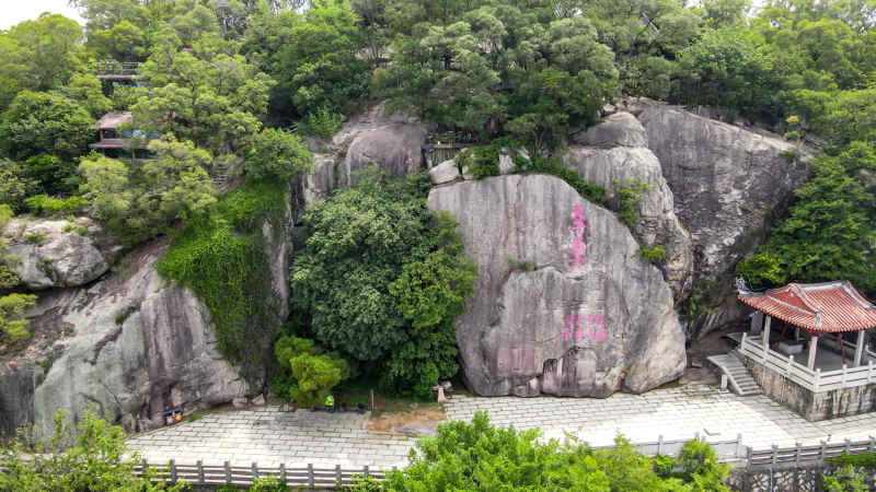 福建泉州城市风光航拍图 