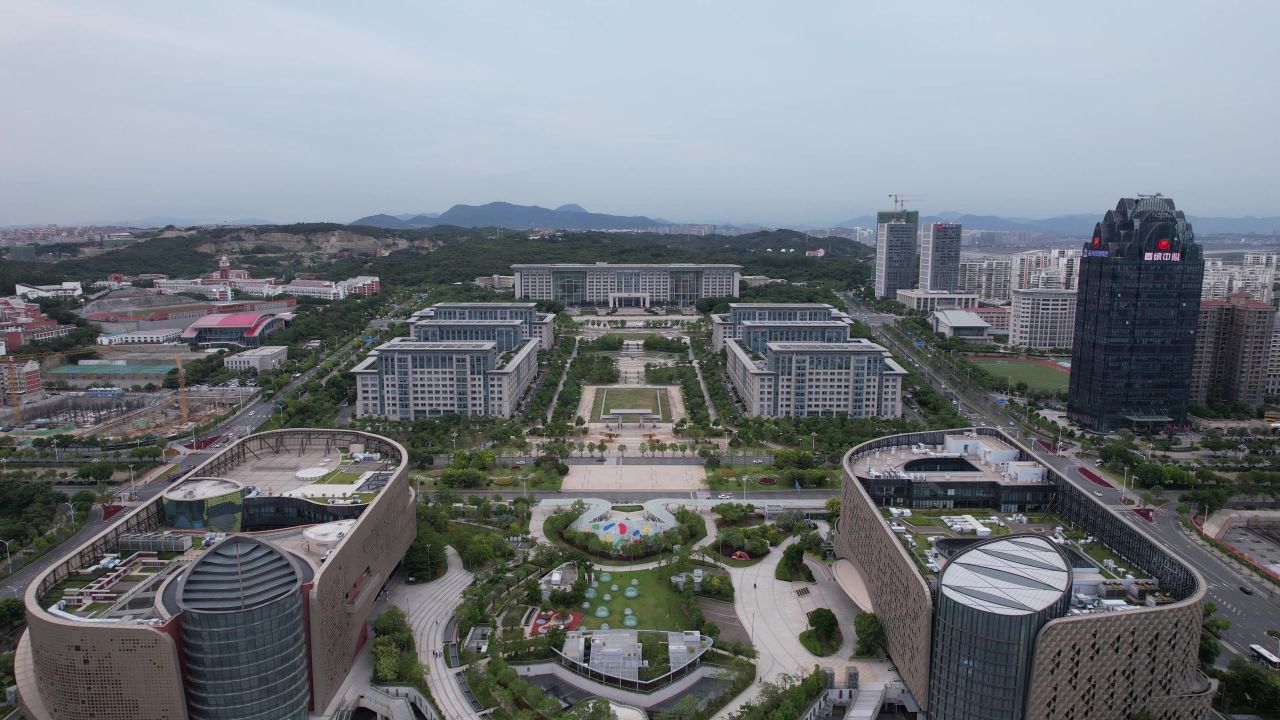 福建泉州城市风光地标建筑航拍