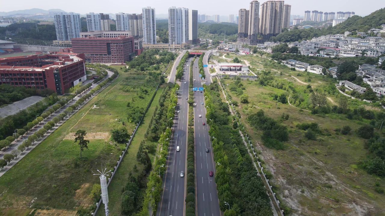 贵州大学校园环境航拍