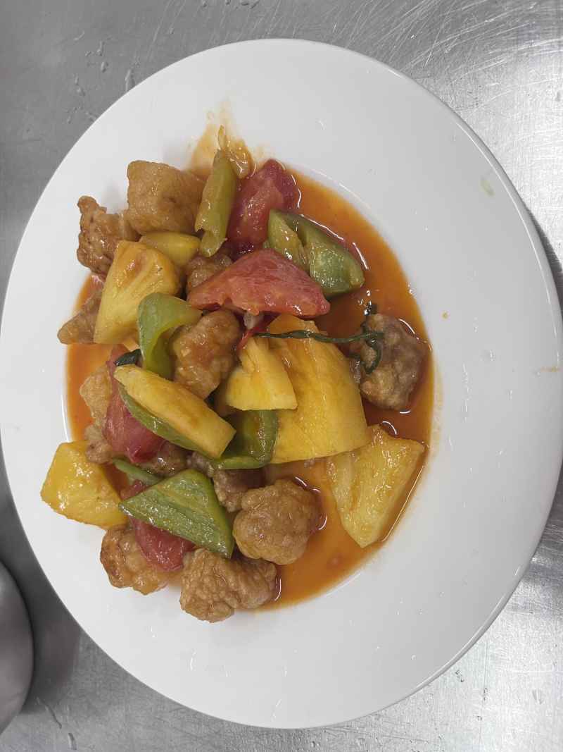 菠萝炒肉