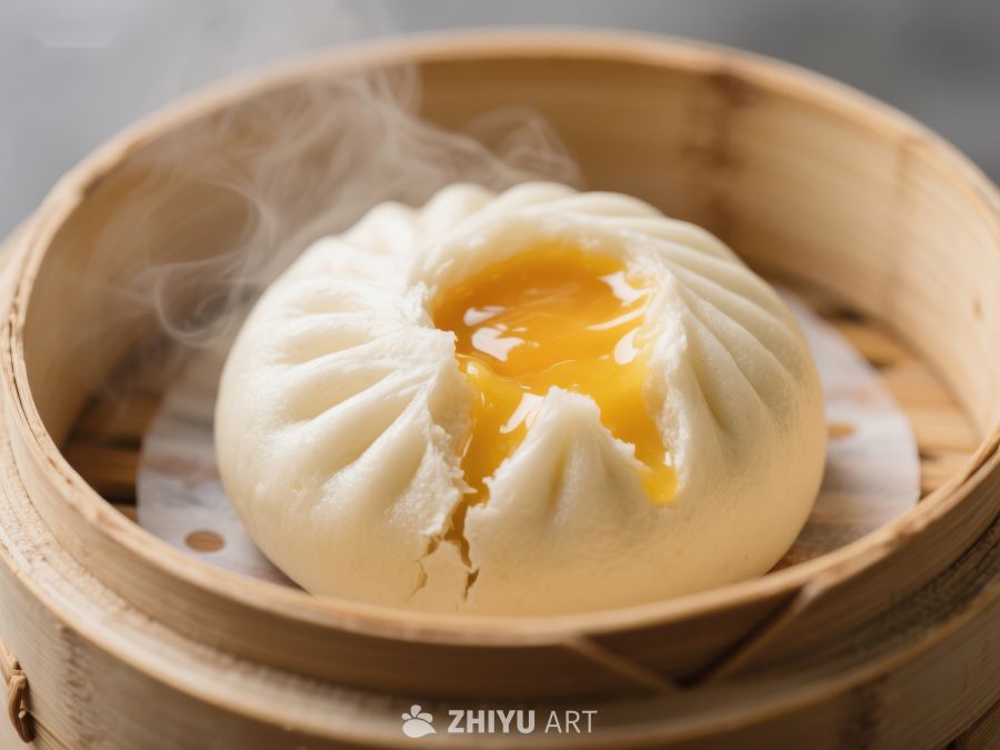 热腾腾的流沙包 514