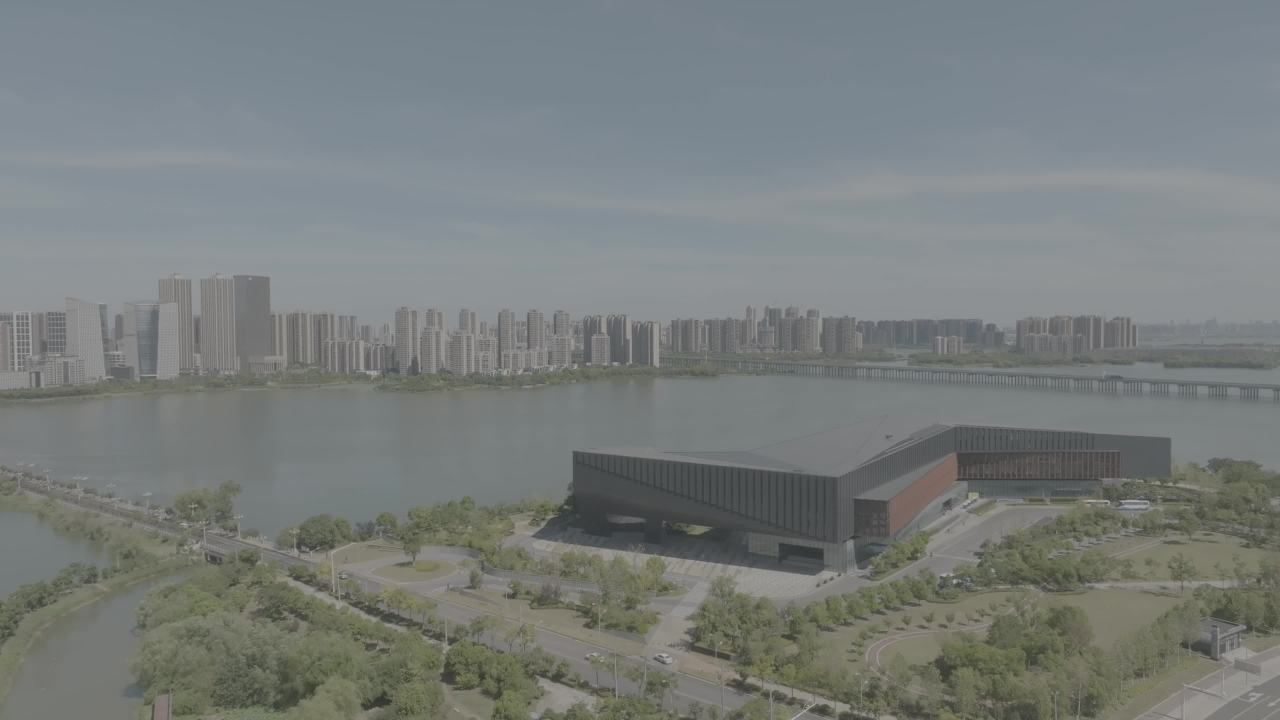 航拍武汉江夏区