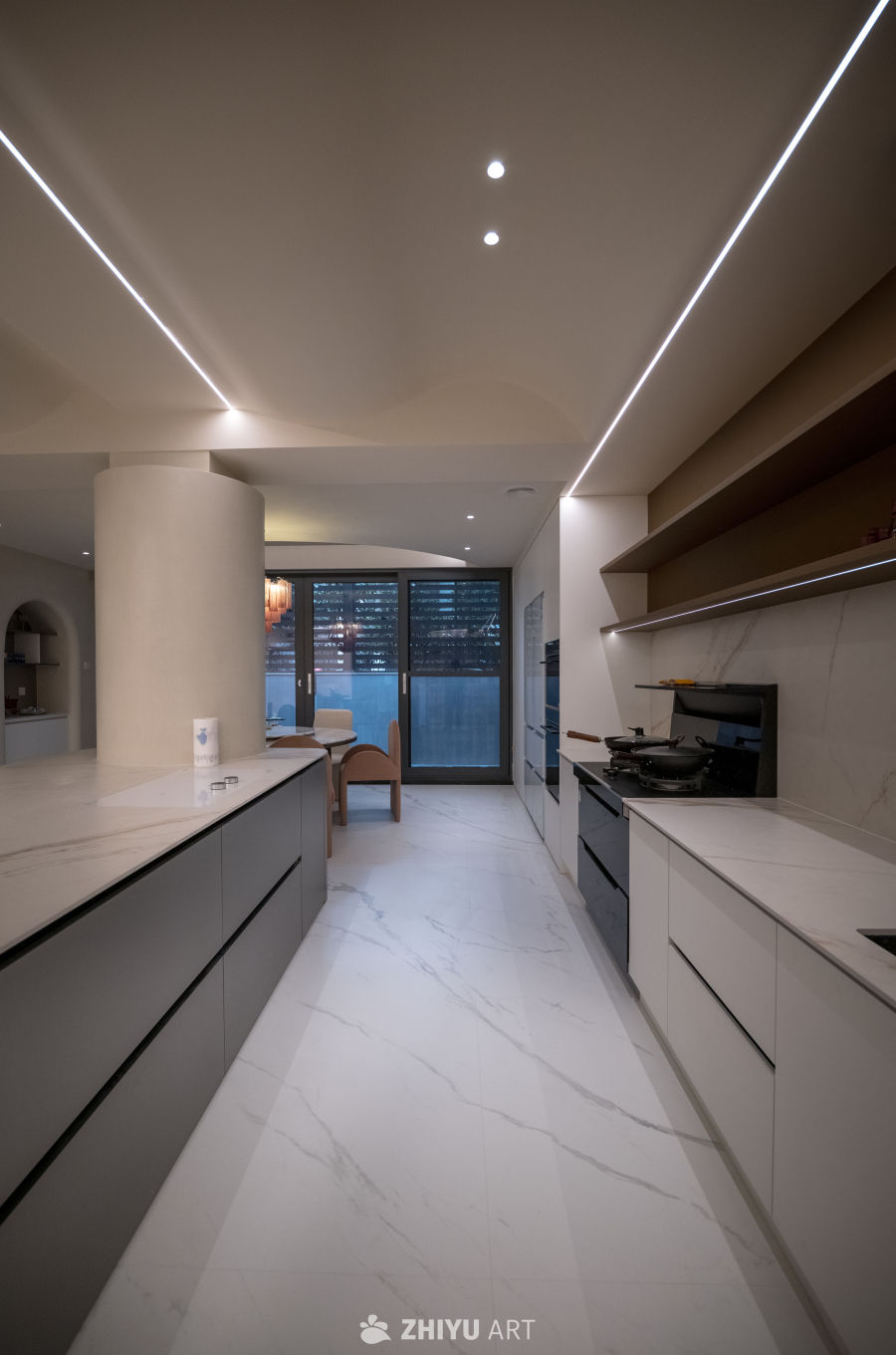 低饱和度低对比度的空间摄影