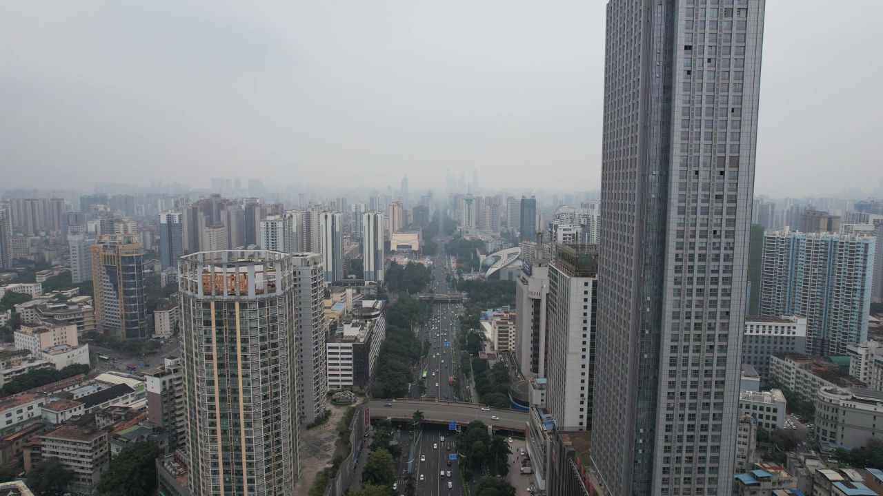 广西南宁城市风光航拍