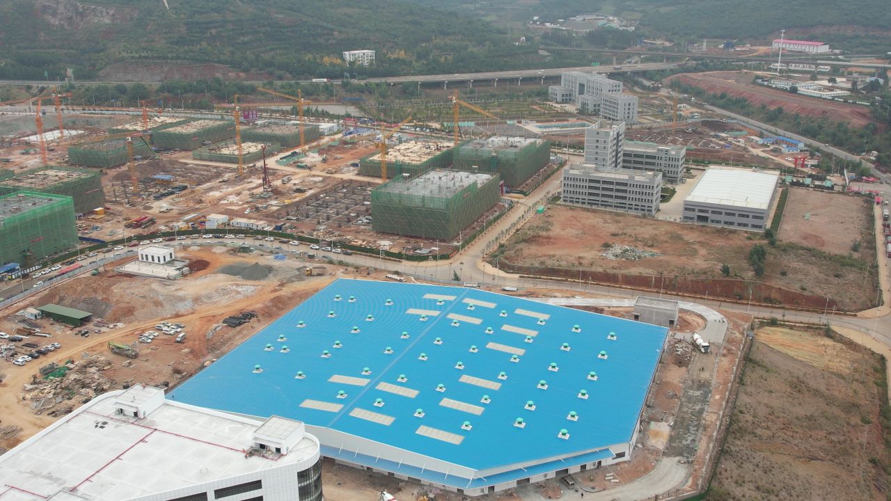 沪滇临港科技城建设工地
