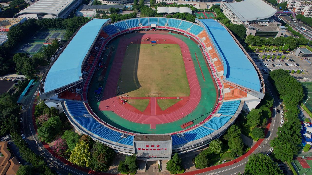 航拍福建奥林匹克体育中心
