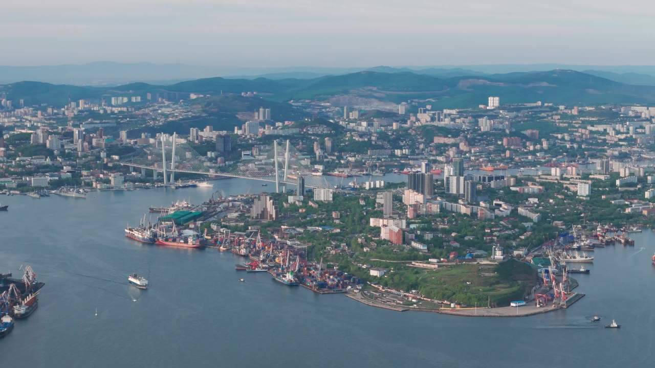 海参崴 航拍素材 11
