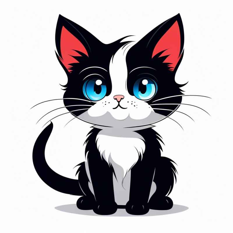 可爱的猫咪独立元素 24