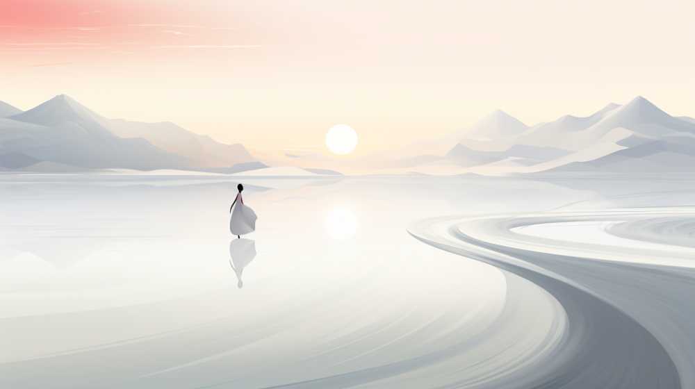 艺术浅白色唯美背景图99