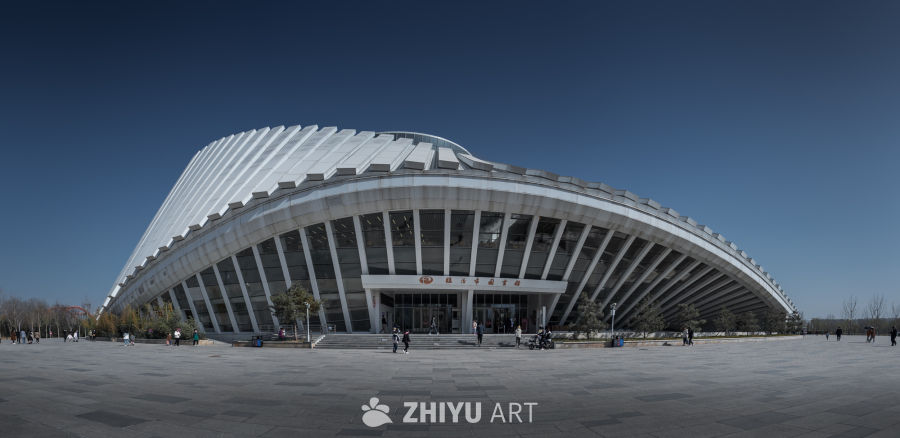 临汾市图书馆正面