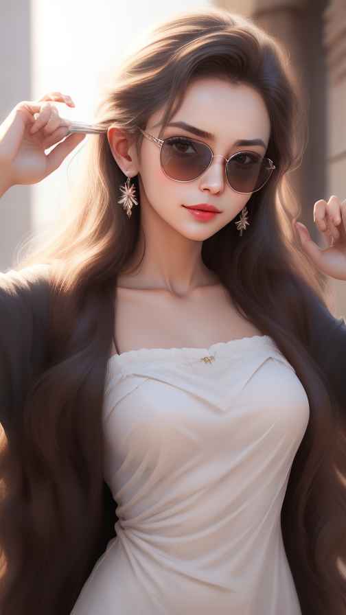美女身材好看穿什么都好看