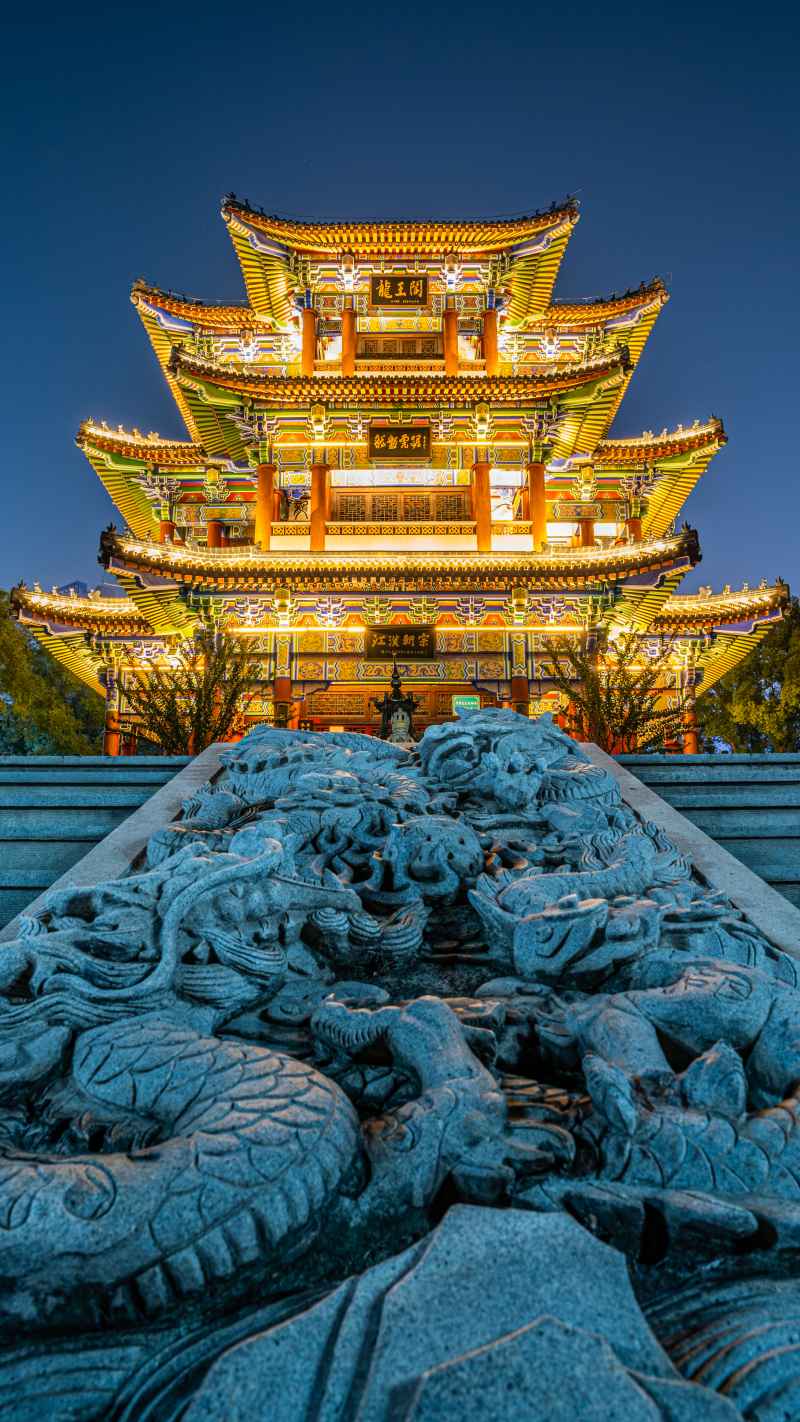 武汉金色龙王庙蓝调时刻