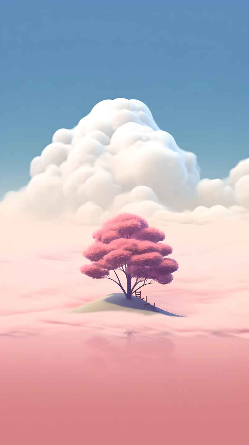 简约背景图唯美粉色 10