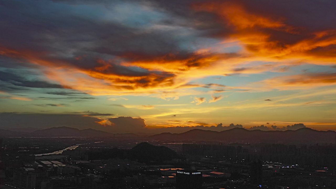 南平时空晚霞