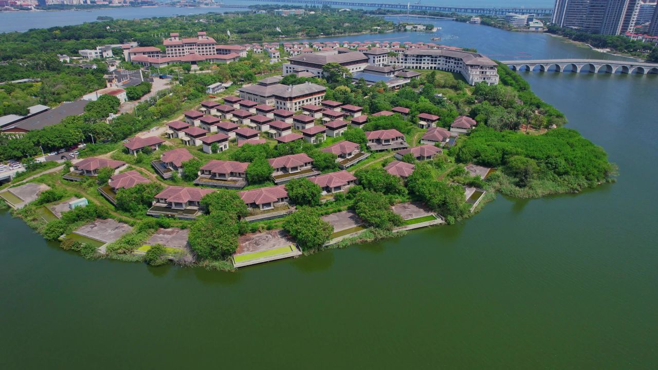 航拍厦门杏博湾温泉度假村 3