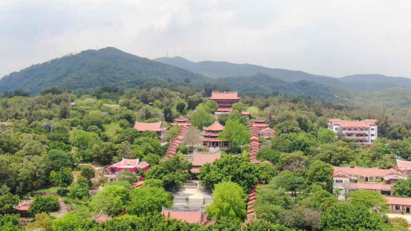  航拍福建泉州南少林