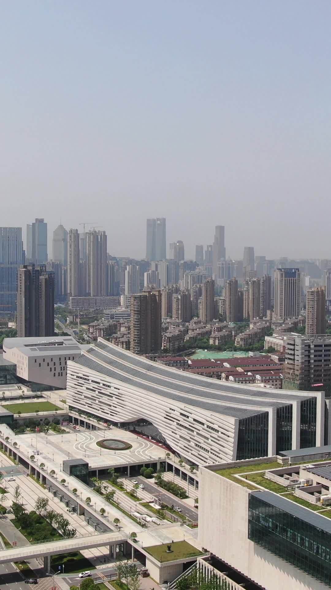 现代都市全景俯瞰