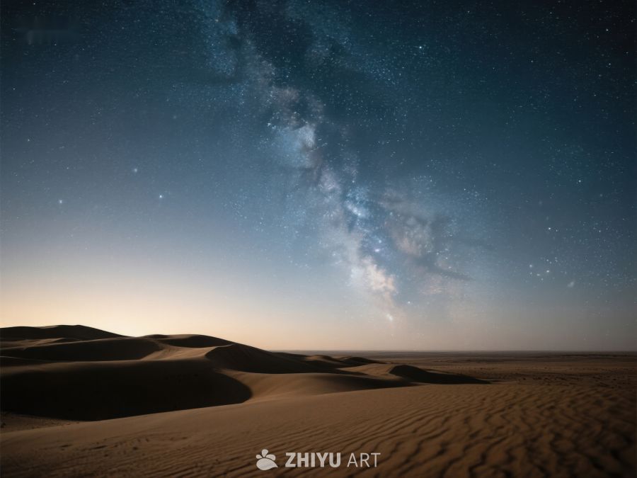 沙漠夜空下的银河 107