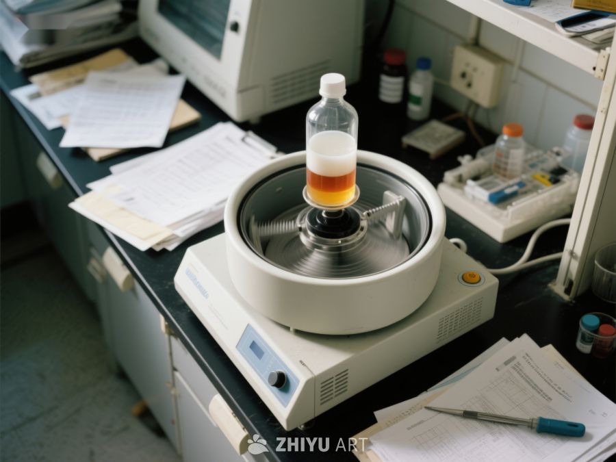 实验室离心机运行中 375