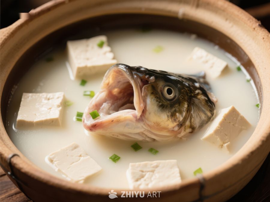 鱼头豆腐汤，鲜美浓郁 1126