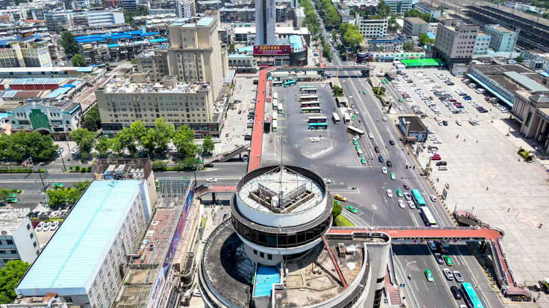 湖北襄阳城市风光旅游景区航拍摄影图 