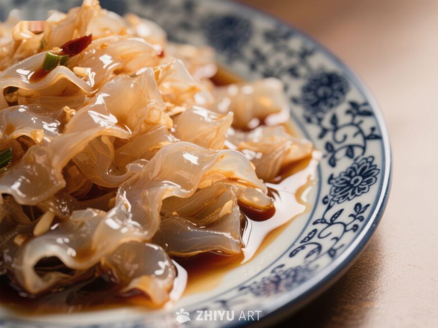 凉拌海蜇，传统中式美食 837