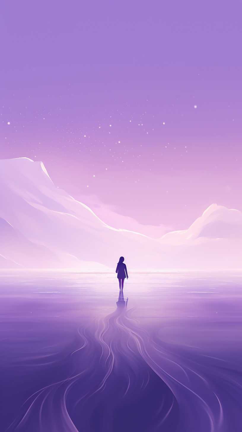 紫色艺术唯美背景